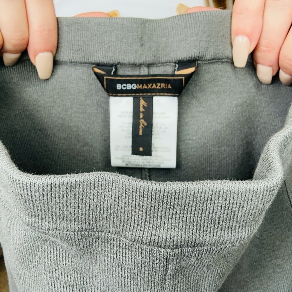 BCBG Gray High-Waisted Leggings small - Picture 2 of 2